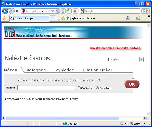 Nal�zt e-�asopis na JIB - screenshot