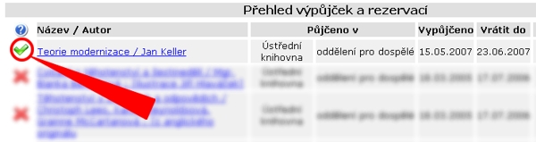 Prodlou�en� v�p�j�n� doby (prolongace)