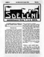 Sdĕlen&iacute; zamĕstnanců firmy T. & A. Baťa, tituln&iacute; strana z 12. srpna 1921