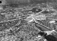 Zl�n - leteck� pohled z roku 1935, foto J. Va�hara