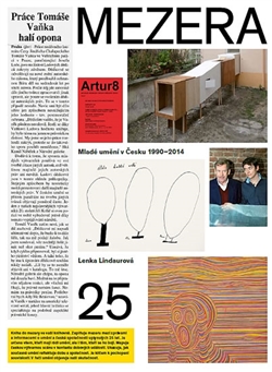 Mezera - Mladé umění v Česku (1990- 2014) / kol. a Lenka Lindaurová - obálka knihy Mezera - Mladé umění v Česku (1990- 2014) / kol. a Lenka Lindaurová - obálka knihy