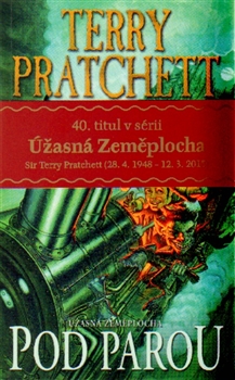 Pod parou: úžasná zeměplocha / Terry Pratchett - obálka knihy Pod parou: úžasná zeměplocha / Terry Pratchett - obálka knihy