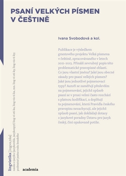 Psaní velkých písmen v češtině - obálka knihy