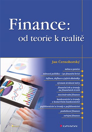 Finance: od teorie k realitě / Jan Černohorský - obálka knihy Finance: od teorie k realitě / Jan Černohorský - obálka knihy