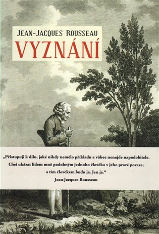 Vyznání / Jean-Jacques Rousseau - obálka knihy