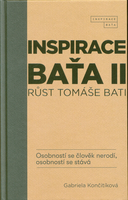 Inspirace Baťa II / Gabriela Končitíková - obálka knihy Inspirace Baťa II / Gabriela Končitíková - obálka knihy