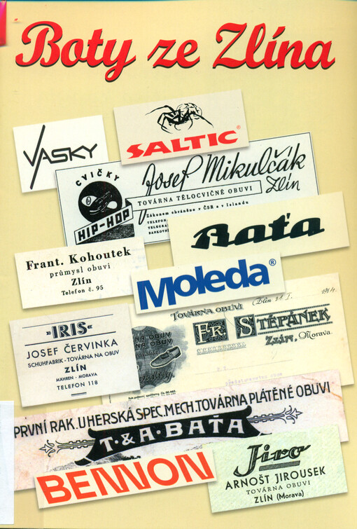 Boty ze Zlína / sestavil Zdeněk Pokluda - obálka knihy