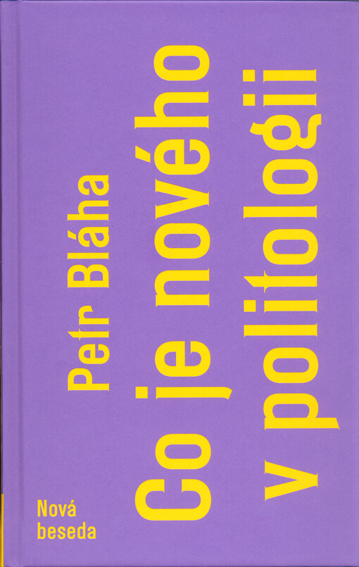 Co je nového v politologii / Petr Bláha - obálka knihy