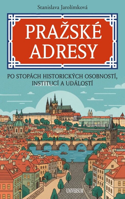 Pražské adresy: po stopách historických osobností, institucí a událostí / Stanislava Jarolímková - obálka knihy