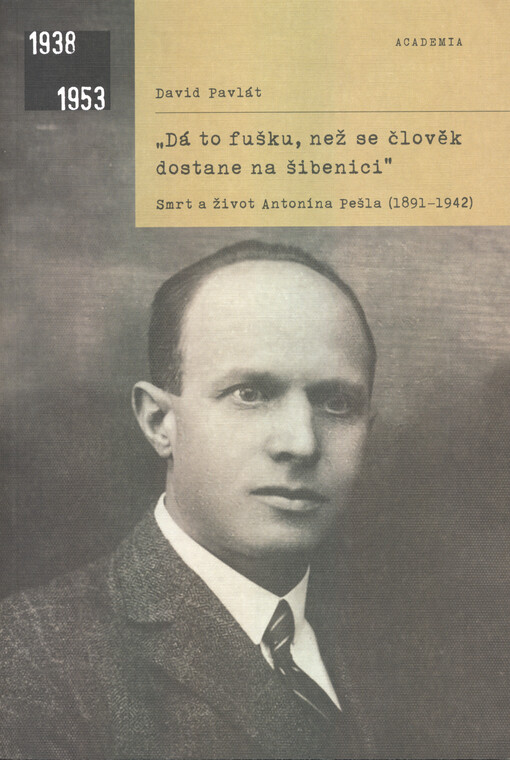 "Dá to fušku, než se člověk dostane na šibenici" / David Pavlát - obálka knihy