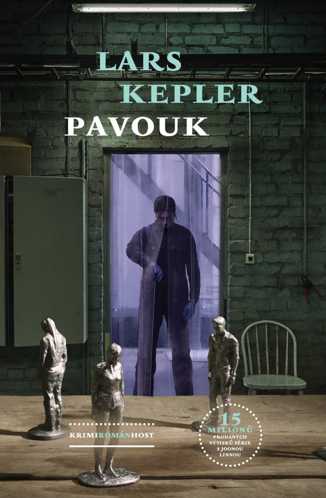 Pavouk / Lars Kepler - obálka knihy Pavouk / Lars Kepler - obálka knihy