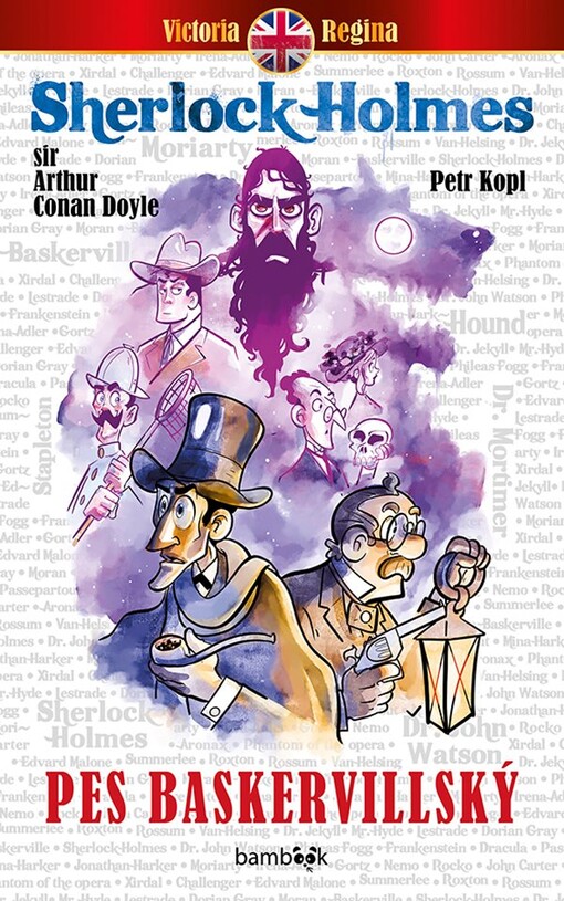 Sherlock Holmes. Pes baskervillský / Petr Kopl - obálka knihy Sherlock Holmes. Pes baskervillský / Petr Kopl - obálka knihy