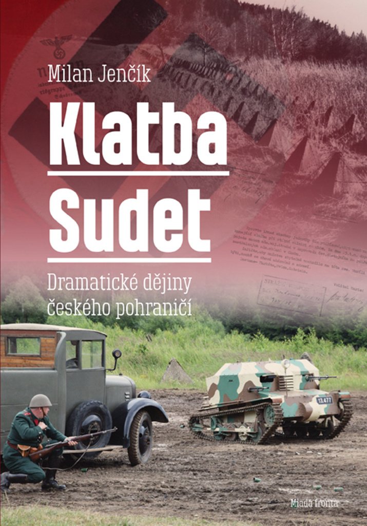 Klatba Sudet: dramatické dějiny českého pohraničí / Milan Jenčík - obálka knihy