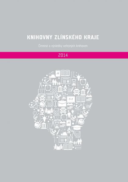 Knihovny Zlínského kraje Činnost a výsledky veřejných knihoven 2013 - obálka publikace