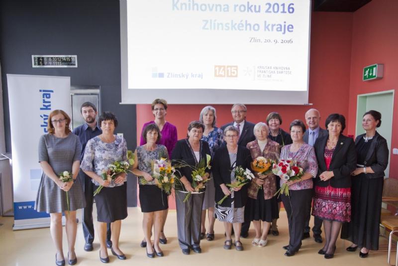 Oceněné knihovny a knihovníci ZK 2016 - foto Jiří Balát