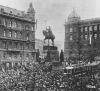 Demonstrace na Václavském náměstí 28. 10. 1918